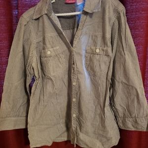 Pappagallo Cotton striped blouse